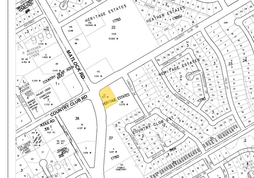 2170 Matlock Rd, Mansfield, TX à louer - Plan cadastral – Image 3 sur 13