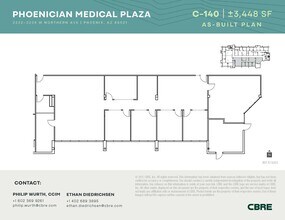 2222-2228 W Northern Ave, Phoenix, AZ à louer Plan d’étage– Image 1 sur 3