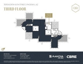 7878 N 16th St, Phoenix, AZ à louer Plan d’étage– Image 2 sur 2