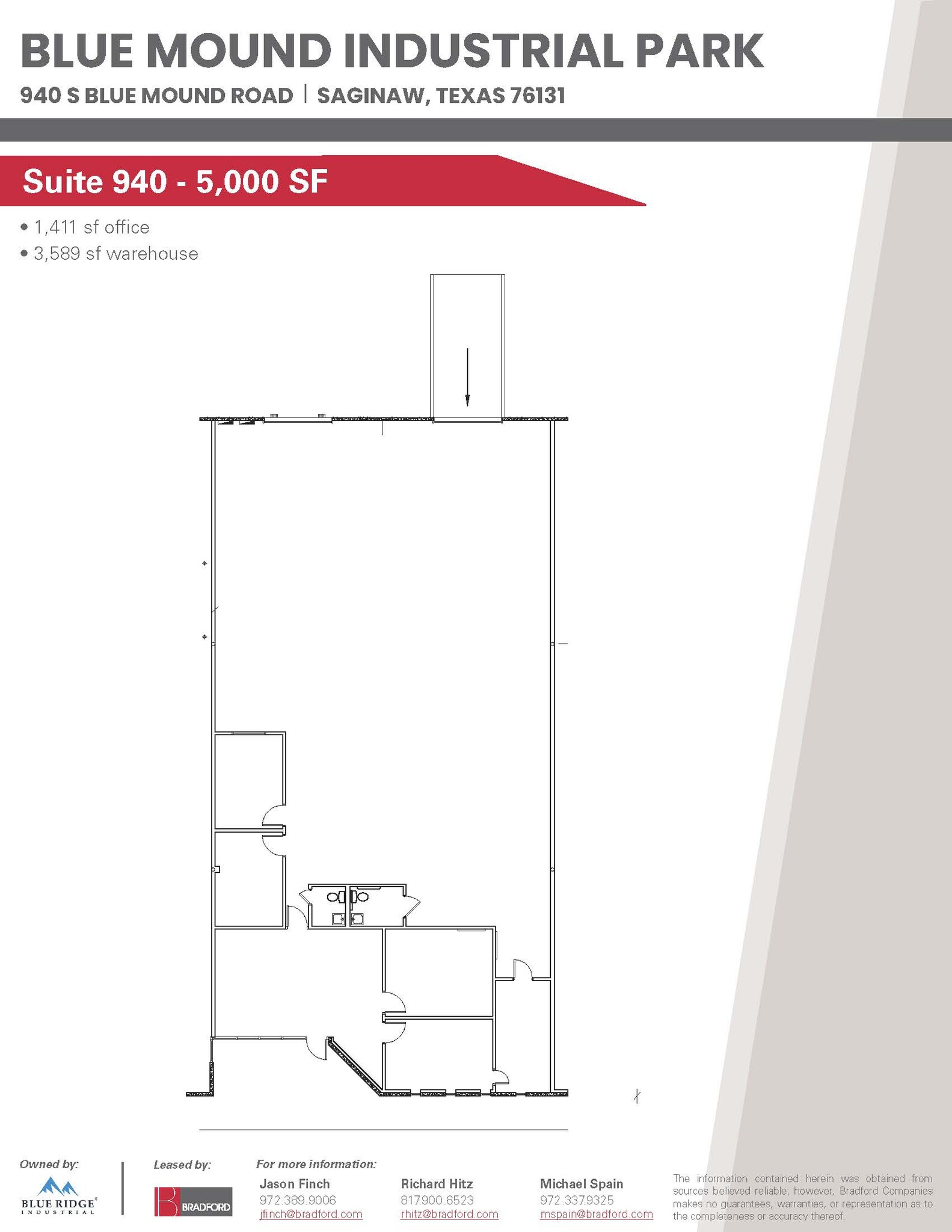 808 S Blue Mound Rd, Fort Worth, TX à louer Plan d’étage– Image 1 sur 1