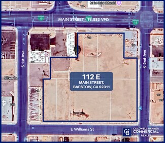 Plus de détails pour 112 E Main St, Barstow, CA - Terrain à vendre
