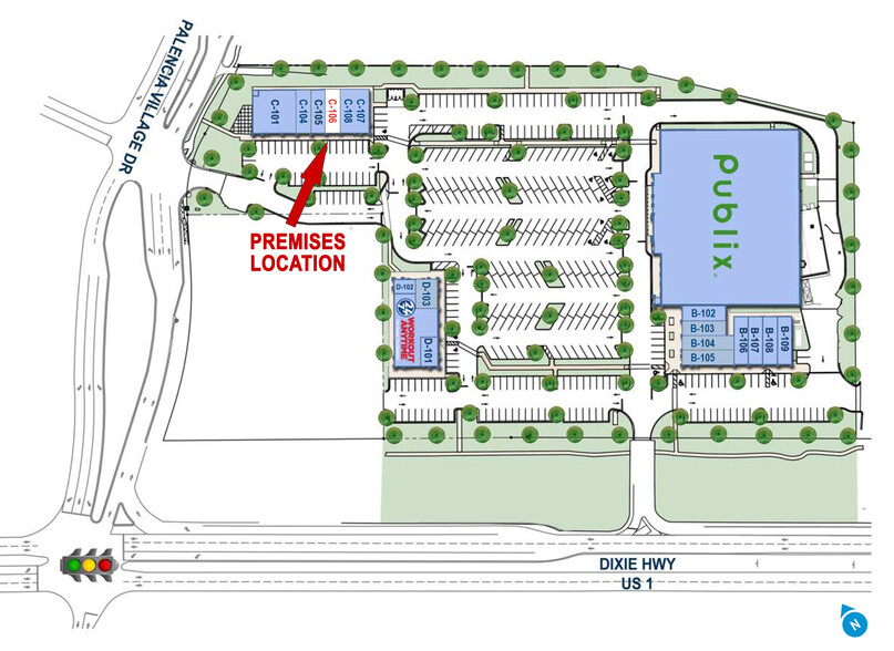 7458-7462 US Highway 1, Saint Augustine, FL à louer - Plan de site – Image 2 sur 6