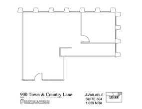 900 Town & Country Blvd, Houston, TX à louer Plan d’étage– Image 2 sur 2