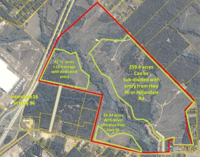 I-16 & Hwy 96, Jeffersonville, GA à vendre - Aérien – Image 2 sur 18