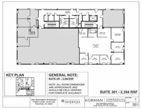 1 Neshaminy Interplex, Trevose, PA à louer Plan d’étage– Image 1 sur 1