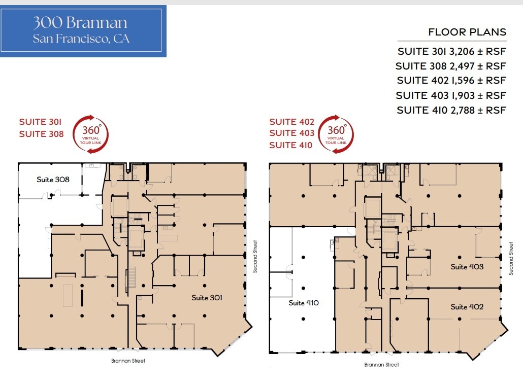 300 Brannan St, San Francisco, CA à louer Plan d’étage– Image 1 sur 1