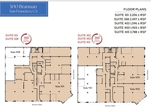 300 Brannan St, San Francisco, CA à louer Plan d’étage– Image 1 sur 1