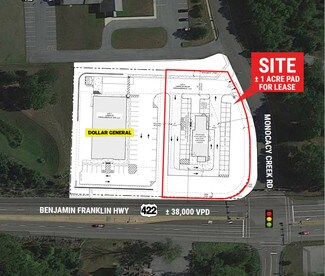 Plus de détails pour 2859 E Ben Franklin Hwy, Douglassville, PA - Terrain à louer