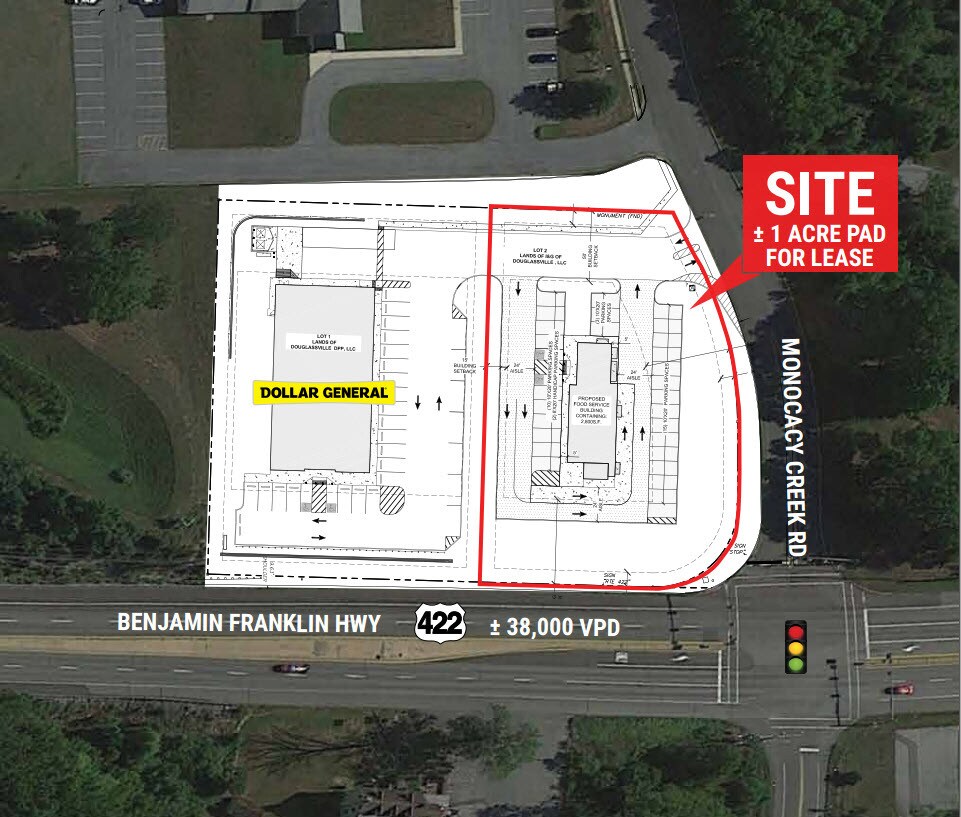 2859 E Ben Franklin Hwy, Douglassville, PA à louer Autre– Image 1 sur 2
