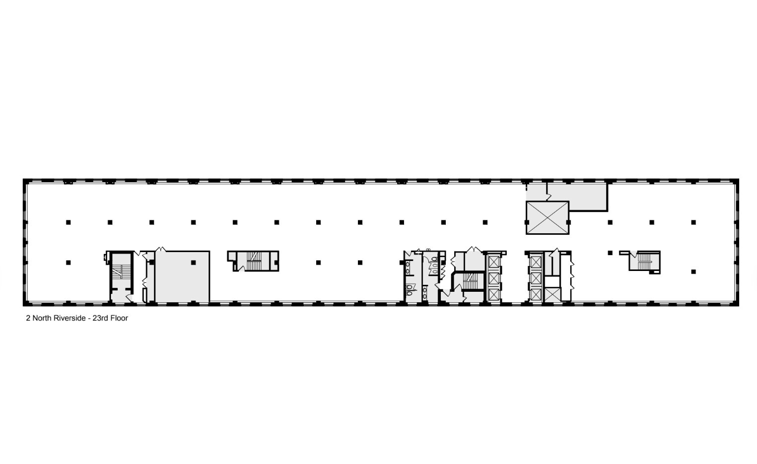 2 N Riverside Plz, Chicago, IL à louer Plan d’étage– Image 1 sur 1