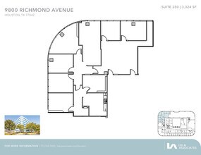 9800 Richmond Ave, Houston, TX à louer Plan d’étage– Image 1 sur 1