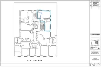 850 Seventh Ave, New York, NY à louer Plan d’étage– Image 1 sur 1