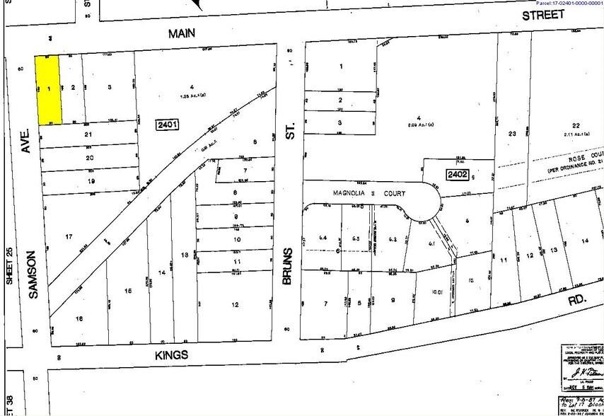 221 Main St, Madison, NJ à louer - Plan cadastral – Image 2 sur 3