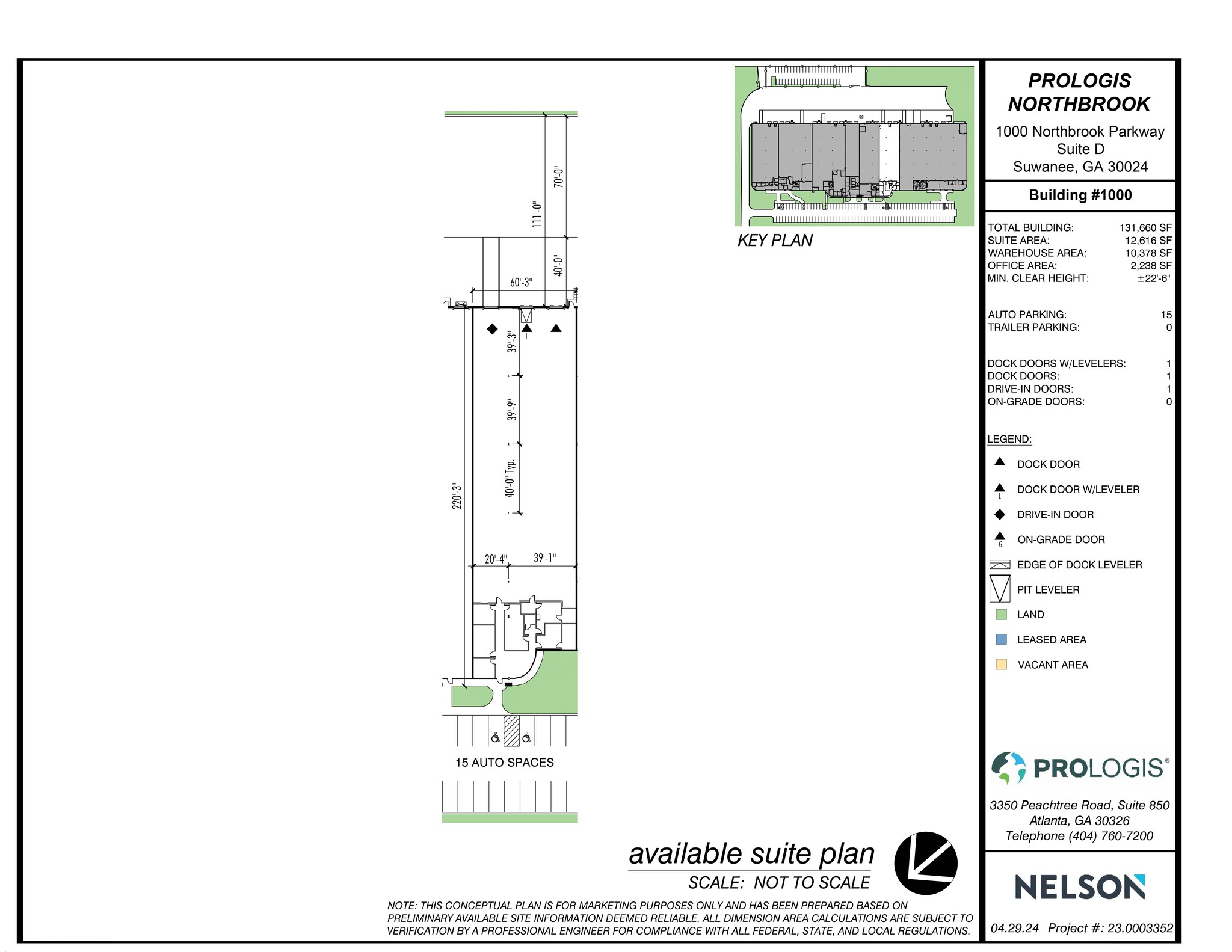 1000 Northbrook Pky, Suwanee, GA à louer Plan de site– Image 1 sur 1