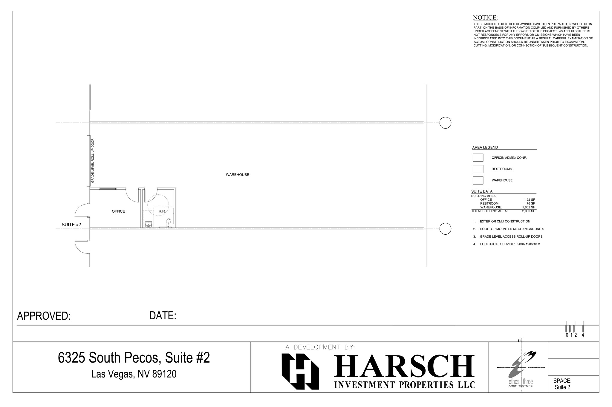 6325 S Pecos Rd, Las Vegas, NV à louer Plan de site– Image 1 sur 1