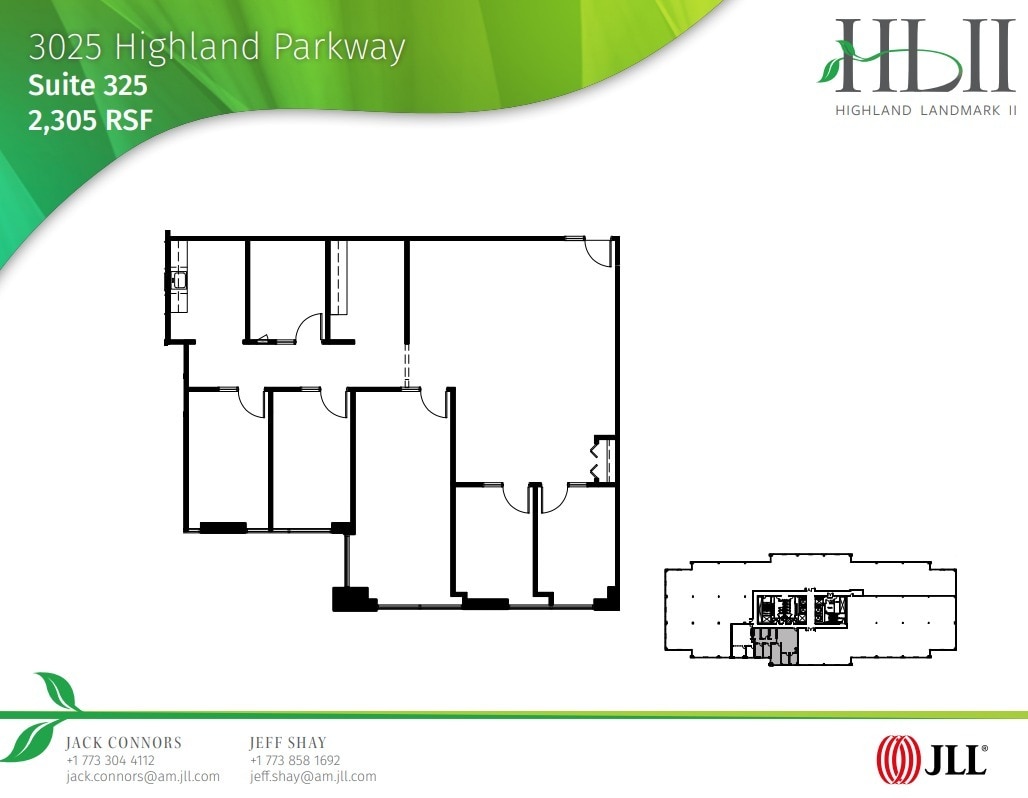 3025 Highland Pky, Downers Grove, IL à louer Plan d’étage– Image 1 sur 1