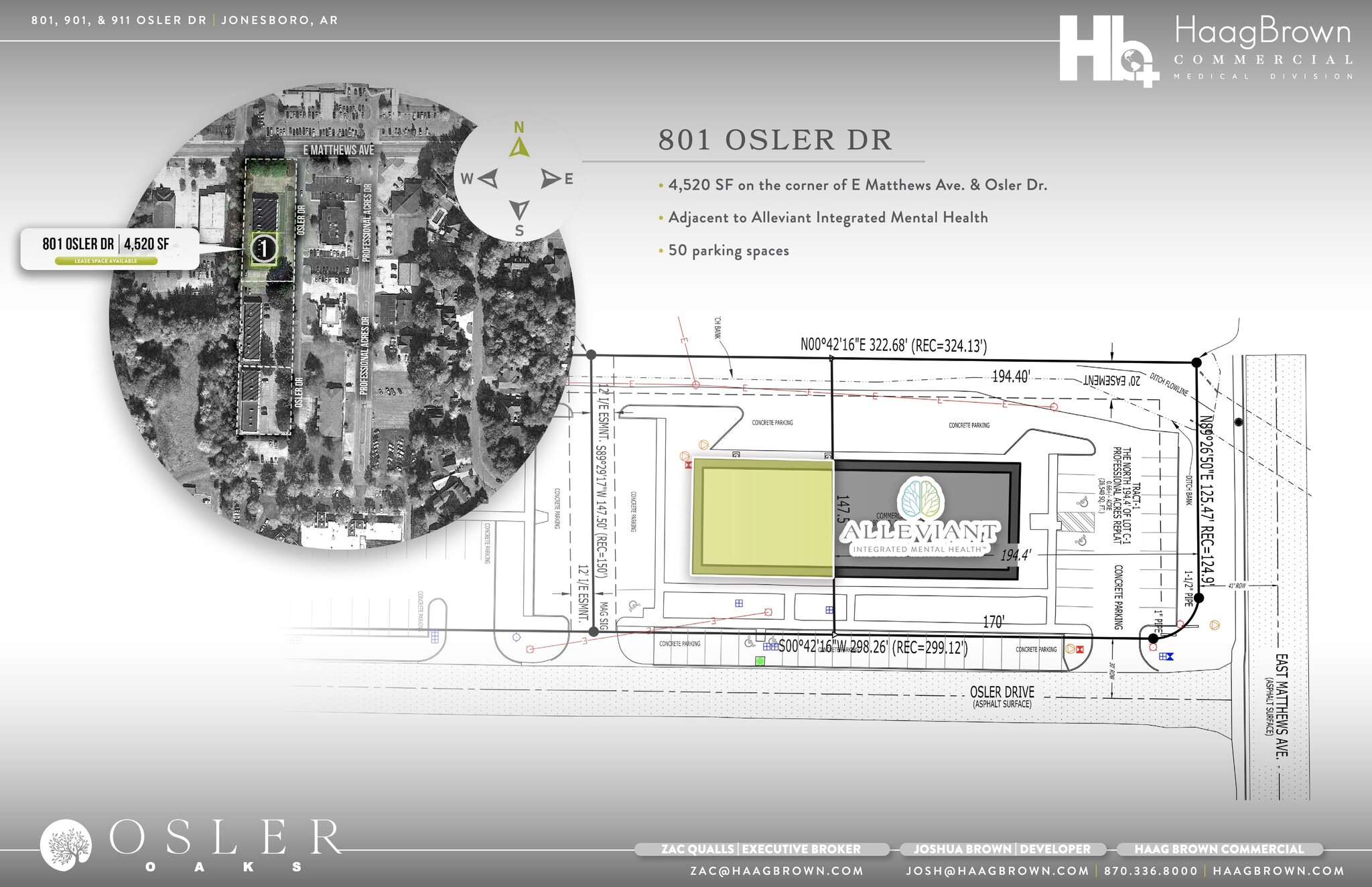 801 Osler Dr, Jonesboro, AR à louer Plan de site– Image 1 sur 1