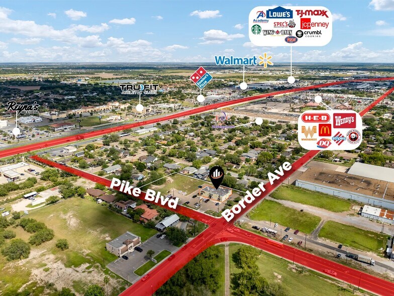 900 N Border, Weslaco, TX à vendre - Aérien – Image 3 sur 9