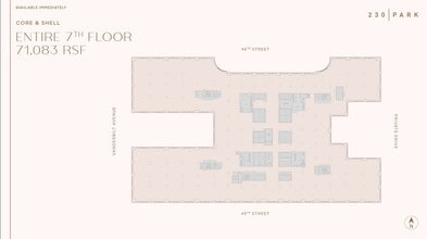 230 Park Ave, New York, NY à louer Plan d’étage– Image 1 sur 5
