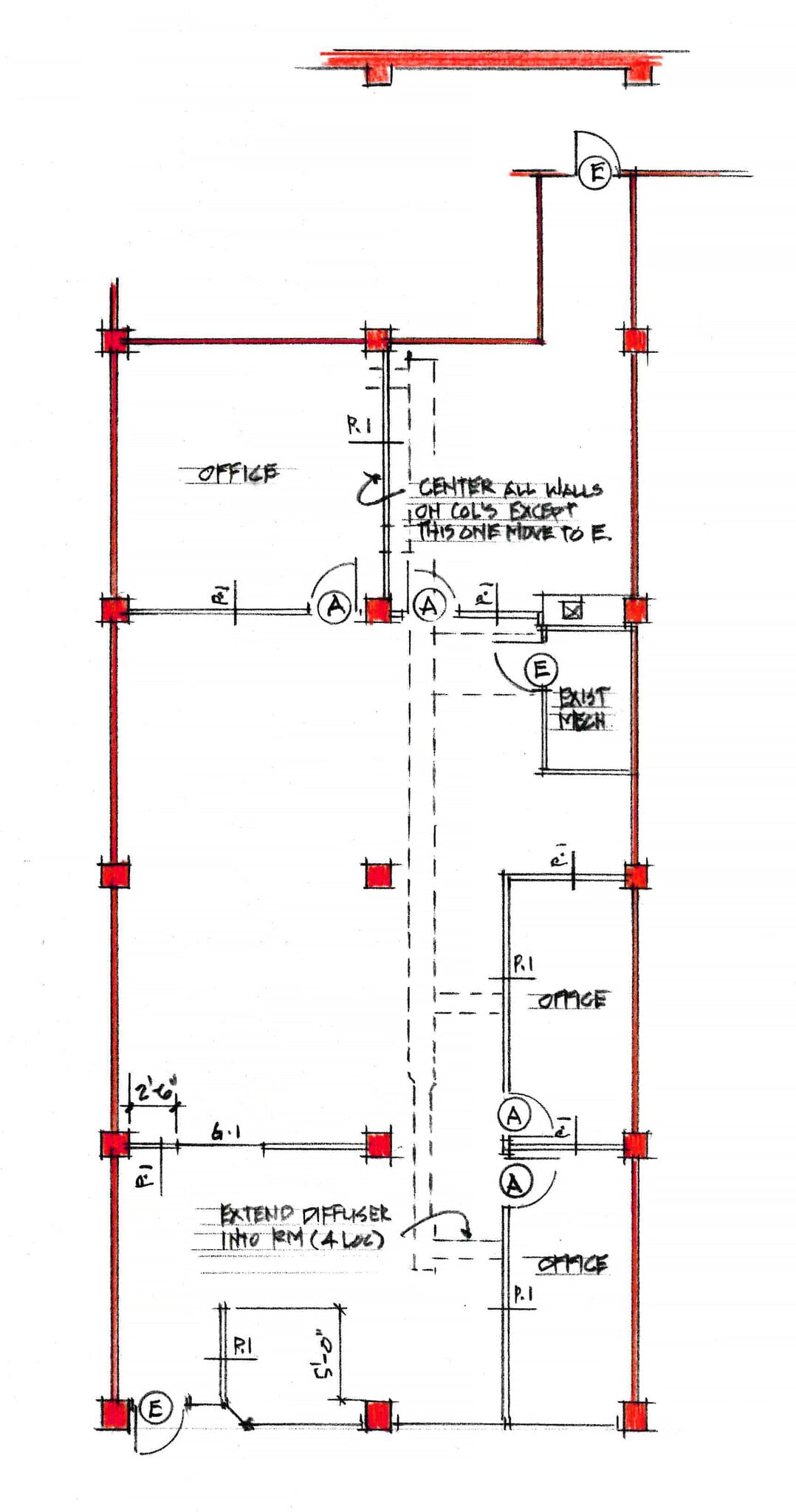 230 N Mosley St, Wichita, KS à louer Plan d’étage– Image 1 sur 2