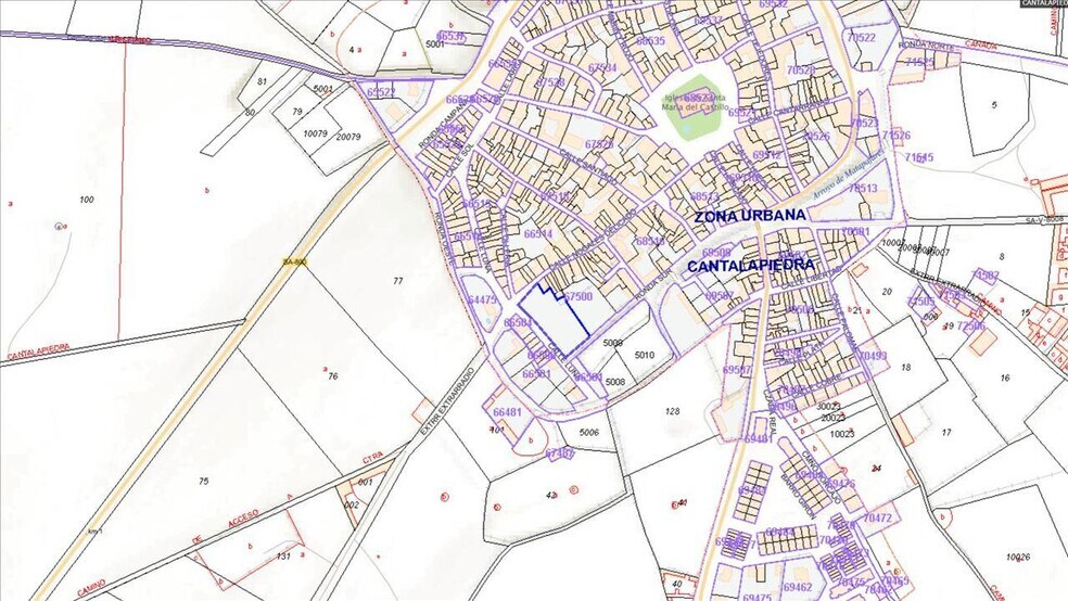 Terrain dans Cantalapiedra à vendre - Plan d’étage – Image 1 sur 20