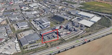 Saint-Priest - VUE AÉRIENNE vue de carte