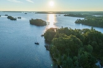 1 Dumfounder island, Gananoque, ON - Vue aérienne vue de carte - Image1