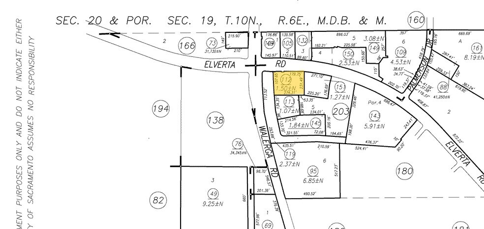 4300 Elverta Rd, Antelope, CA à vendre - Plan cadastral – Image 2 sur 6