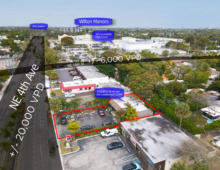 1518-1522 NE 4th Ave, Fort Lauderdale, FL à vendre - Photo de l’immeuble – Image 2 sur 3