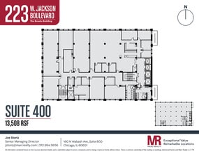 223 W Jackson Blvd, Chicago, IL à louer Plan d’étage– Image 1 sur 20
