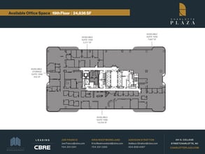 201 S College St, Charlotte, NC à louer Plan d’étage– Image 1 sur 1