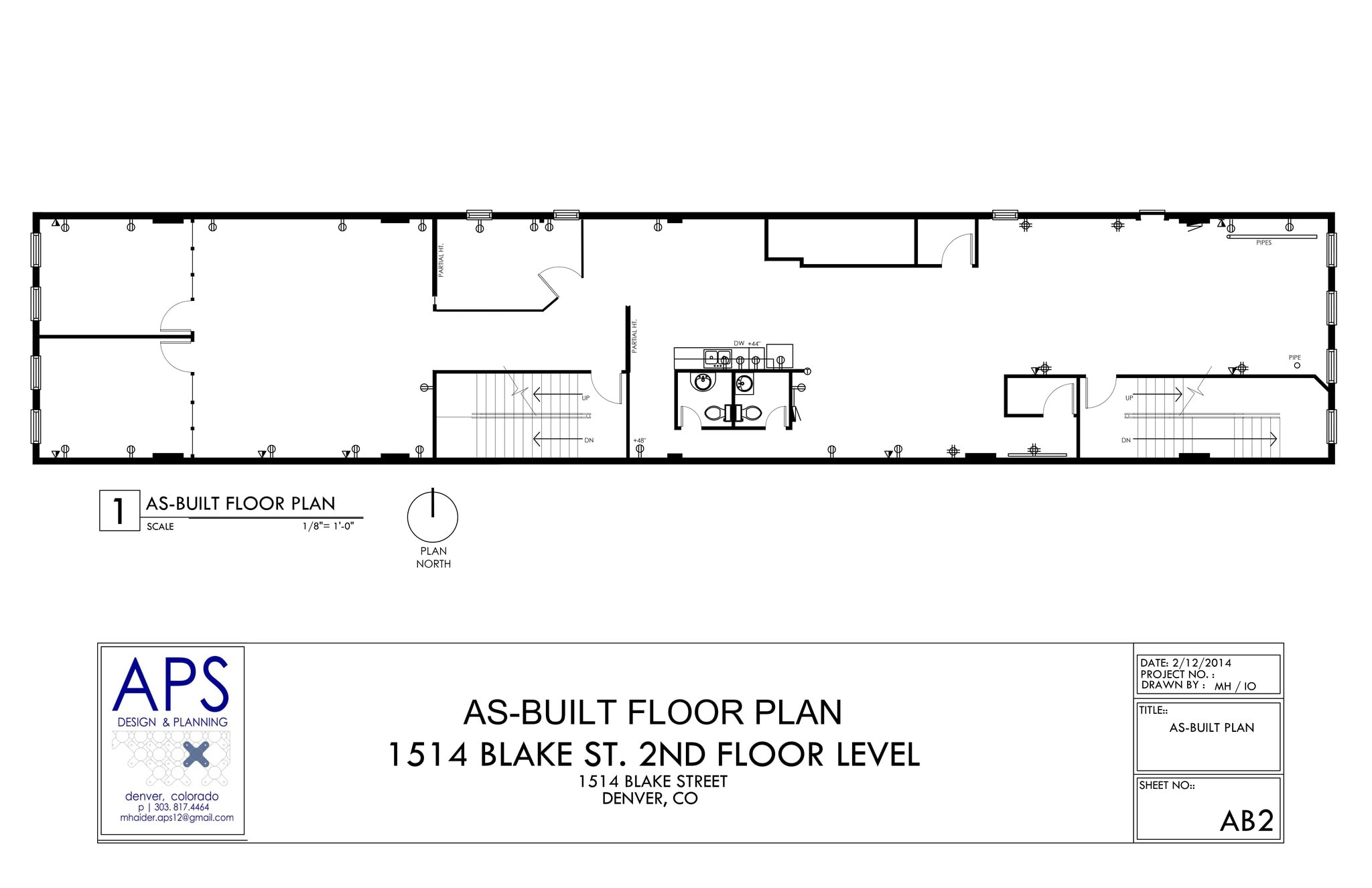 1514 Blake St, Denver, CO à louer Plan de site– Image 1 sur 1