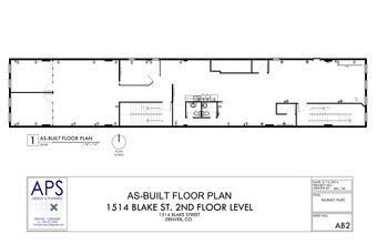 1514 Blake St, Denver, CO à louer Plan de site– Image 1 sur 1
