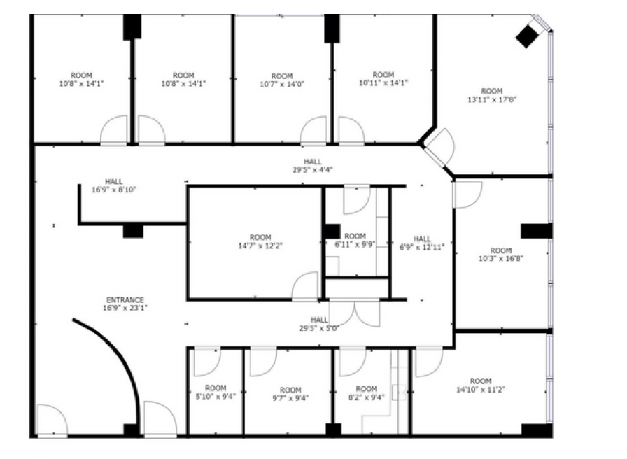 6299 Airport Rd, Mississauga, ON à louer Plan d’étage– Image 1 sur 1
