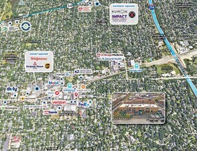 35 E 1st St, Hinsdale, IL - VUE AÉRIENNE  vue de carte