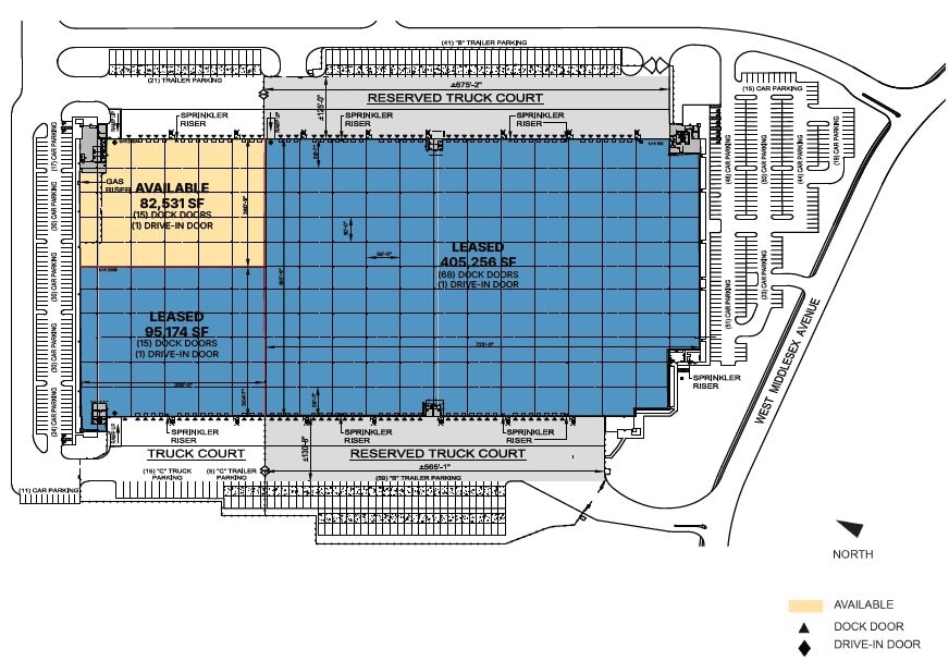 1119 W Middlesex Ave, Port Reading, NJ à louer Plan d’étage– Image 1 sur 1