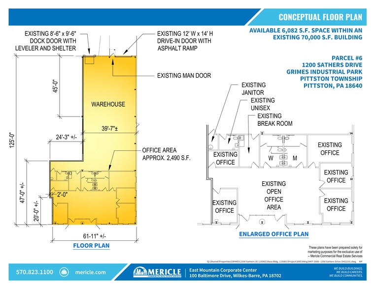 1200 Sathers Dr, Pittston, PA à louer - Plan de site – Image 2 sur 6