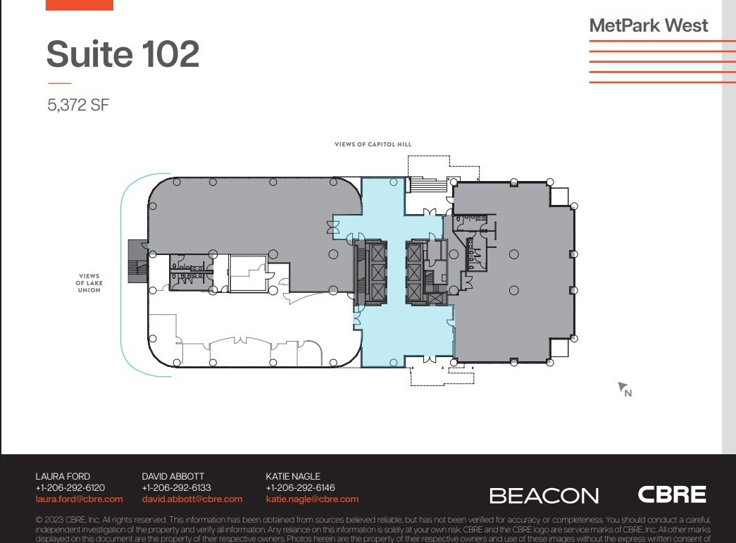 1100 Olive Way, Seattle, WA à louer Plan d’étage– Image 1 sur 1