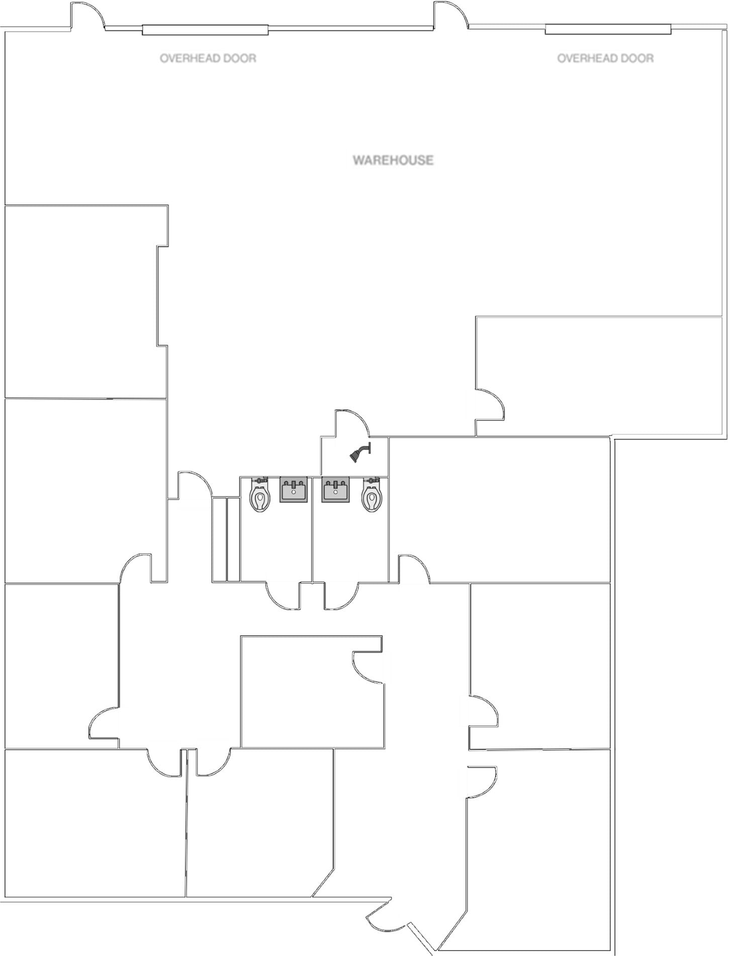 11011 Brooklet Dr, Houston, TX à louer Plan d’étage– Image 1 sur 1