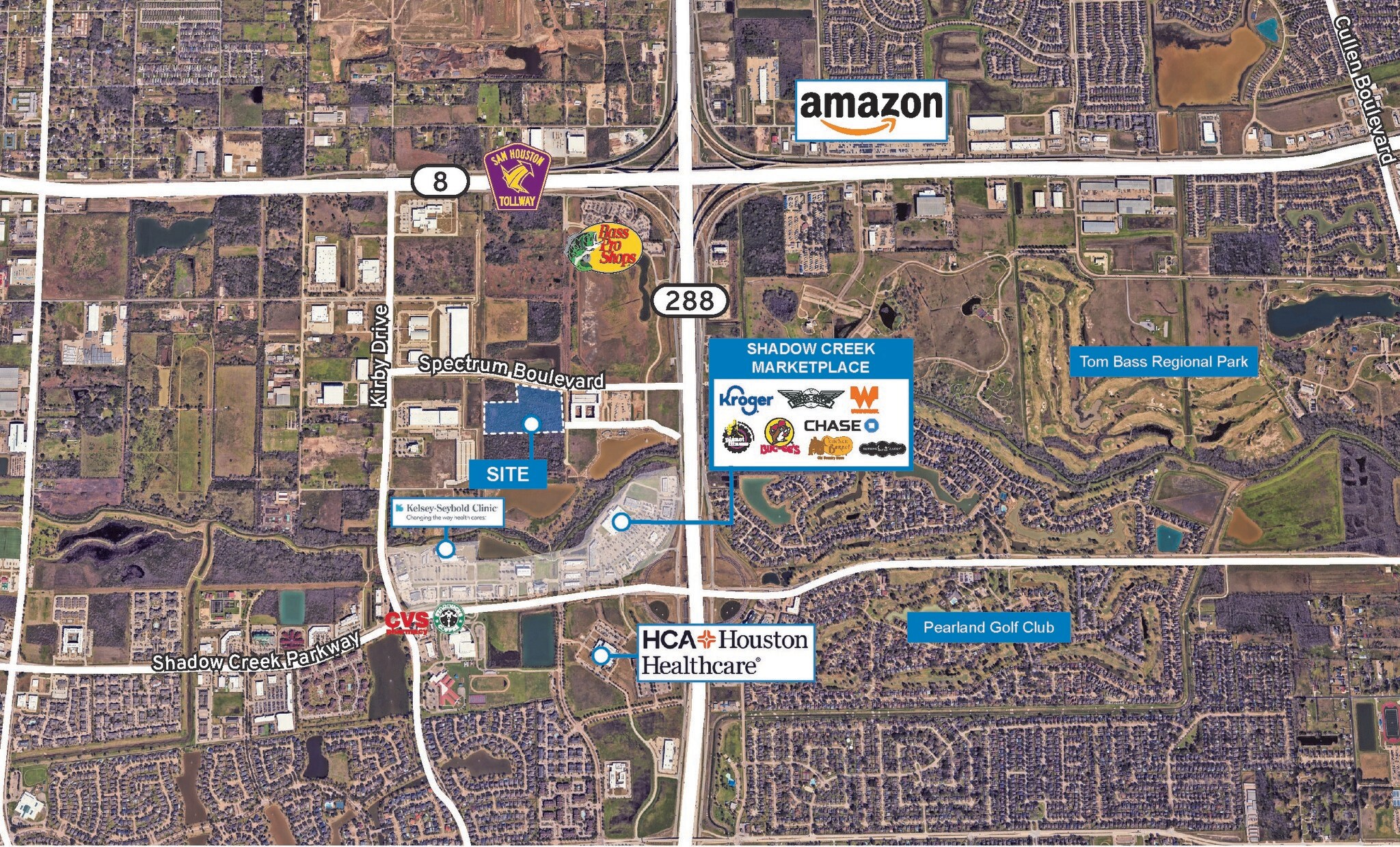 South Spectrum Boulevard Blvd, Pearland, TX à vendre Aérien– Image 1 sur 2