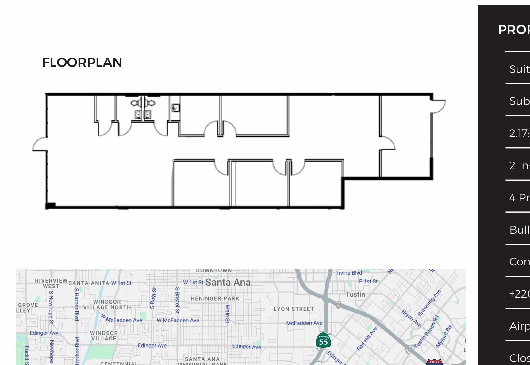 18001 Sky Park Cir, Irvine, CA à louer Plan d’étage– Image 1 sur 4