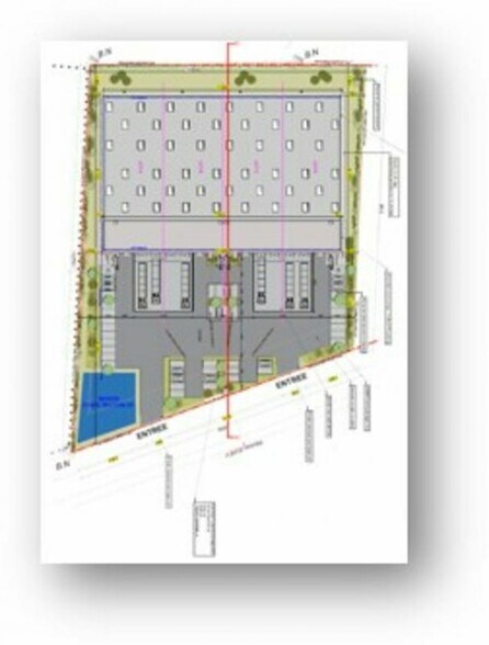 Local d’activités dans à louer - Plan d’étage – Image 2 sur 3