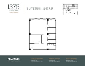 1375 Peachtree St NE, Atlanta, GA à louer Plan d’étage– Image 1 sur 1