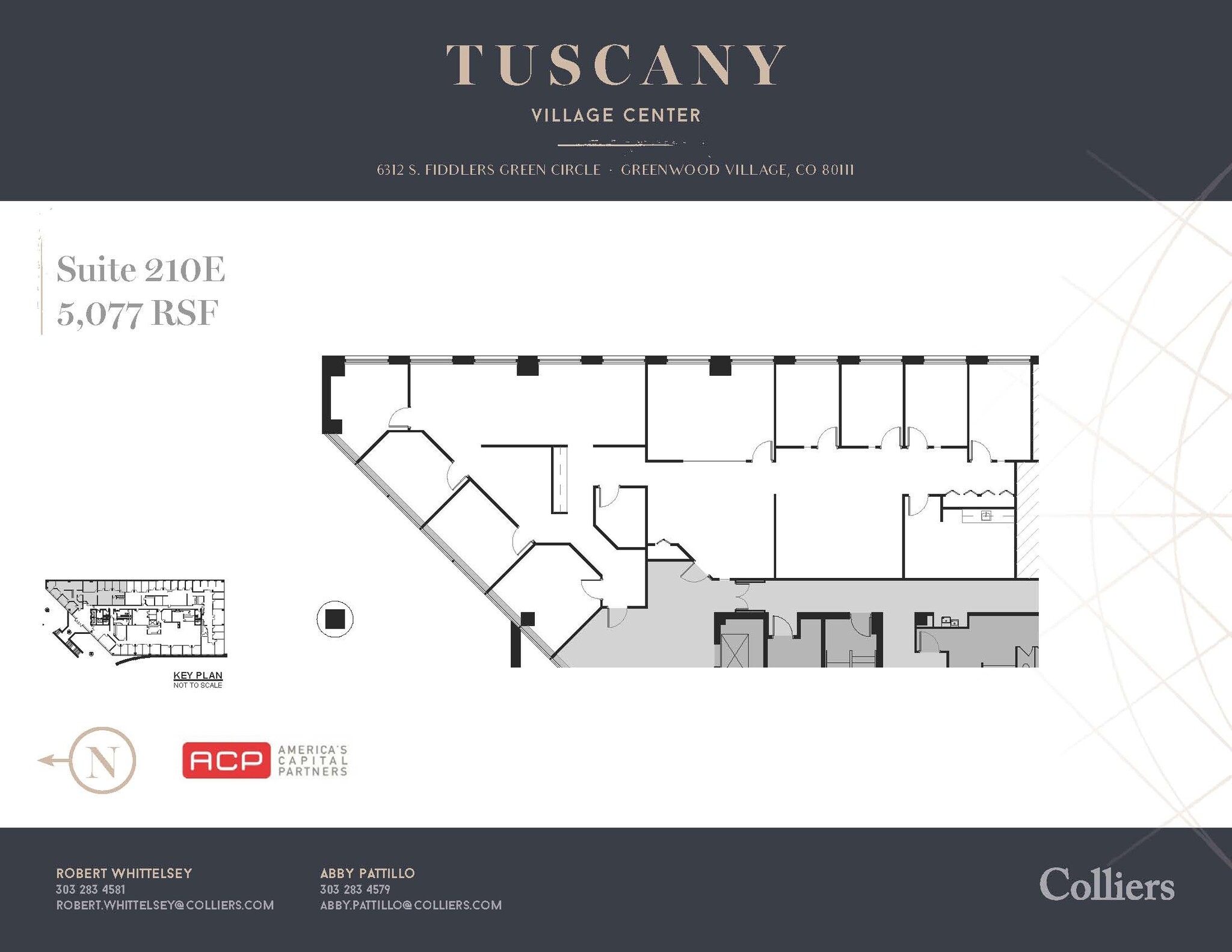 6312 S Fiddlers Green Cir, Greenwood Village, CO à louer Plan d’étage– Image 1 sur 1