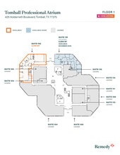 425 Holderrieth Blvd, Tomball, TX à louer Plan d’étage– Image 1 sur 1