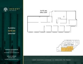 6301 Gaston Ave, Dallas, TX à louer Plan de site– Image 1 sur 1