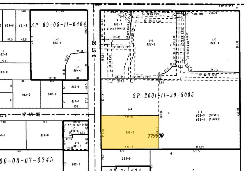 1707 3rd St SE, Puyallup, WA à louer - Plan cadastral – Image 2 sur 3