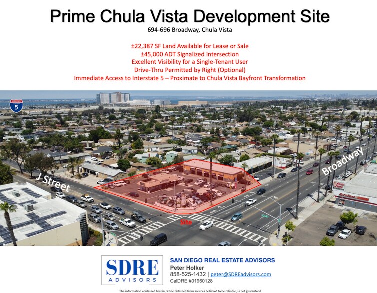 694-696 Broadway, Chula Vista, CA à louer - Photo principale – Image 1 sur 8