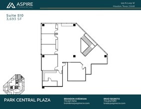 1111 N Loop W, Houston, TX à louer Plan d’étage– Image 1 sur 2