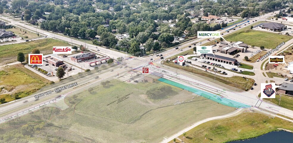 Hwy 28, Norwalk, IA à vendre - Aérien – Image 1 sur 4